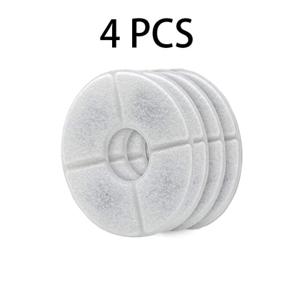 Replacement Activated Carbon Filter for Cat Water Drinking Fountain Replaced Filters Flower for Pet Dog round Fountain Dispenser