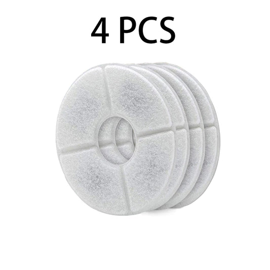 Replacement Activated Carbon Filter for Cat Water Drinking Fountain Replaced Filters Flower for Pet Dog round Fountain Dispenser