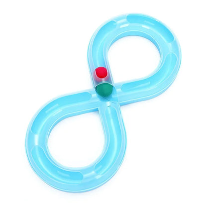 New Cat Toys Are Used to Relieve Boredom Cat Turntable Track Ball Kitten Cuddling Stick Pet Cat Consumption of Physical Products