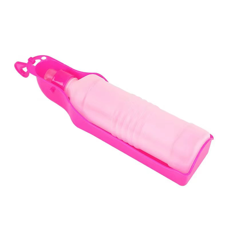 250Ml Dog Water Bottle Folding Drinker Plastic Portable Water Bottle Pets Outdoor Travel Drinking Water Feeder Bowl for Dogs
