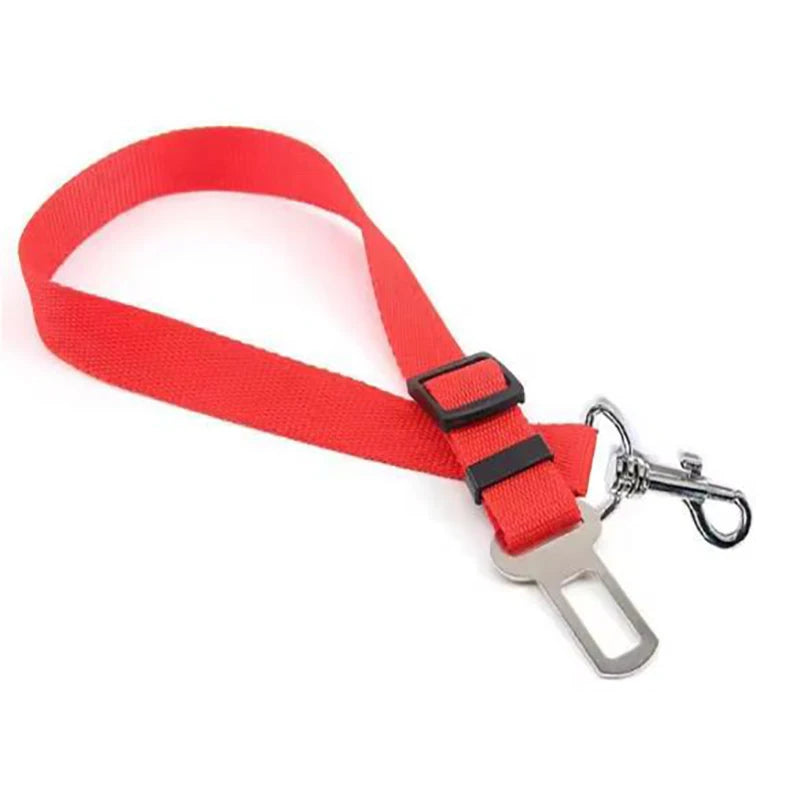 New Dog Car Seat Belt Safety Protector Travel Pets Accessories Dog Leash Collar Breakaway Solid Car Harness Pet Car Seat Belts