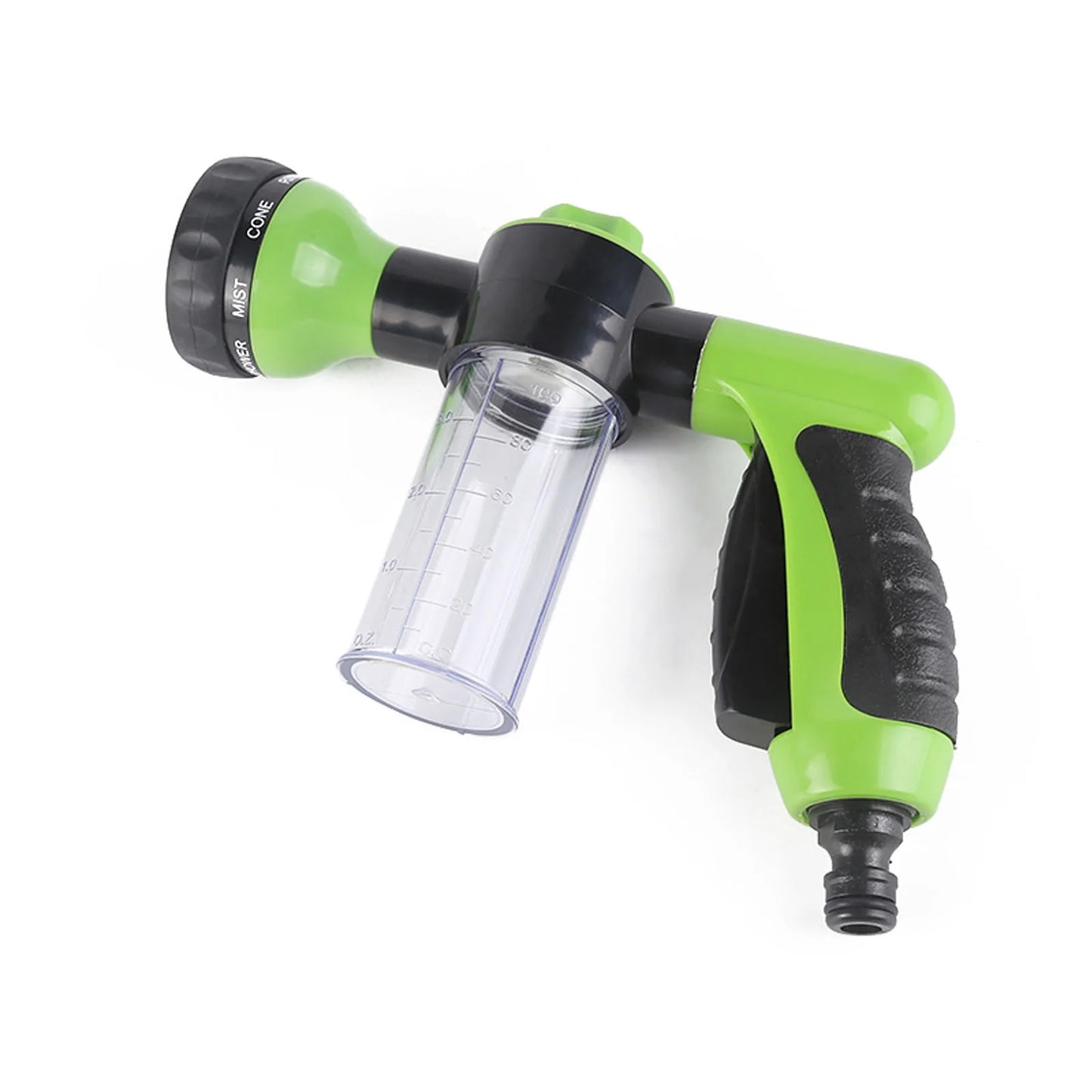 Pup Jet Dog Wash, 8 Modes Water Flow Dog Washing Hose Attachment, Soap Dispensing Pet Shower Sprayer Nozzle for Outdoor Garden S