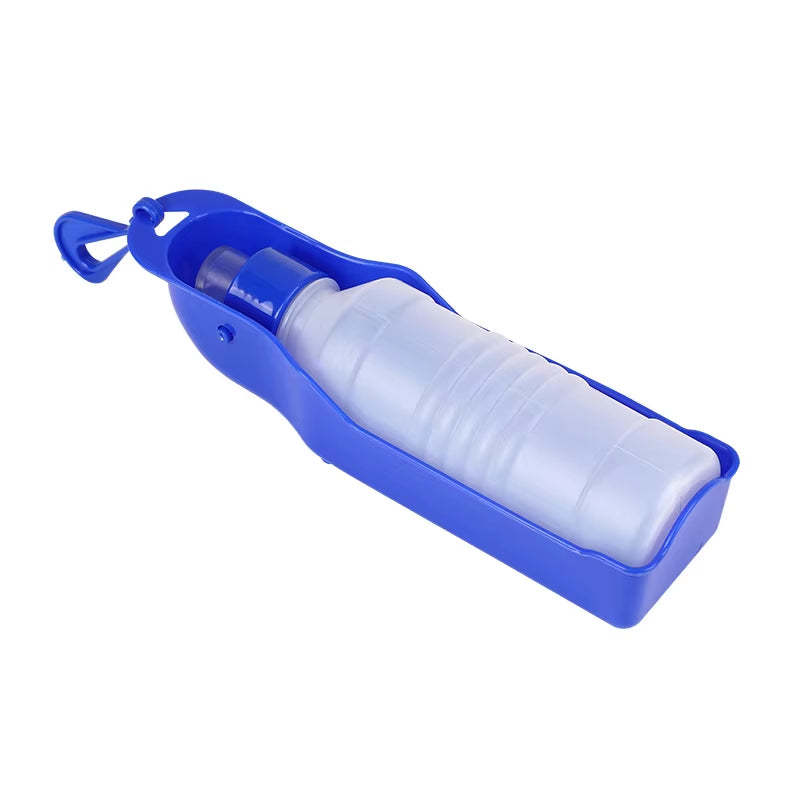 250Ml Dog Water Bottle Folding Drinker Plastic Portable Water Bottle Pets Outdoor Travel Drinking Water Feeder Bowl for Dogs