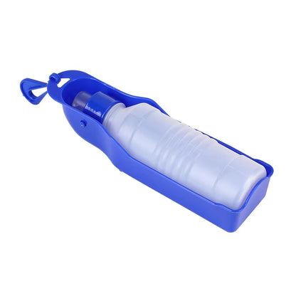 250Ml Dog Water Bottle Folding Drinker Plastic Portable Water Bottle Pets Outdoor Travel Drinking Water Feeder Bowl for Dogs