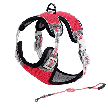 Escape Proof Cat Harness and Leash – Adjustable Reflective Cat Harness for Small & Large Cats, Safe Walking Vest