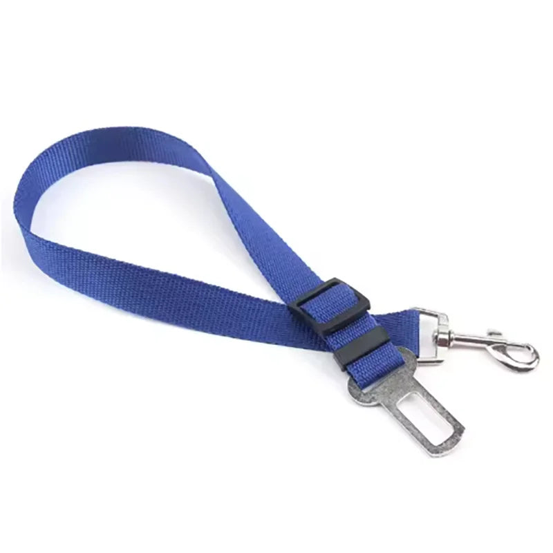 New Dog Car Seat Belt Safety Protector Travel Pets Accessories Dog Leash Collar Breakaway Solid Car Harness Pet Car Seat Belts