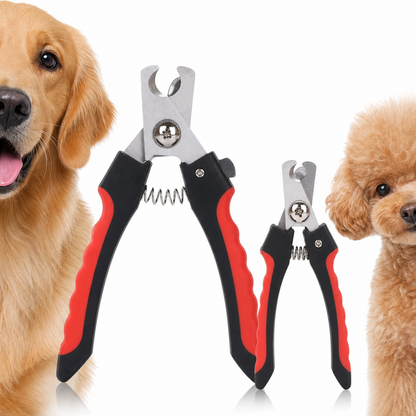 Professional Pet Nail Clippers – Stainless Steel Grooming Scissors for Cats & Dogs