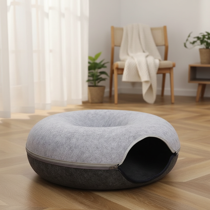 Donut Cat Bed Lifestyle