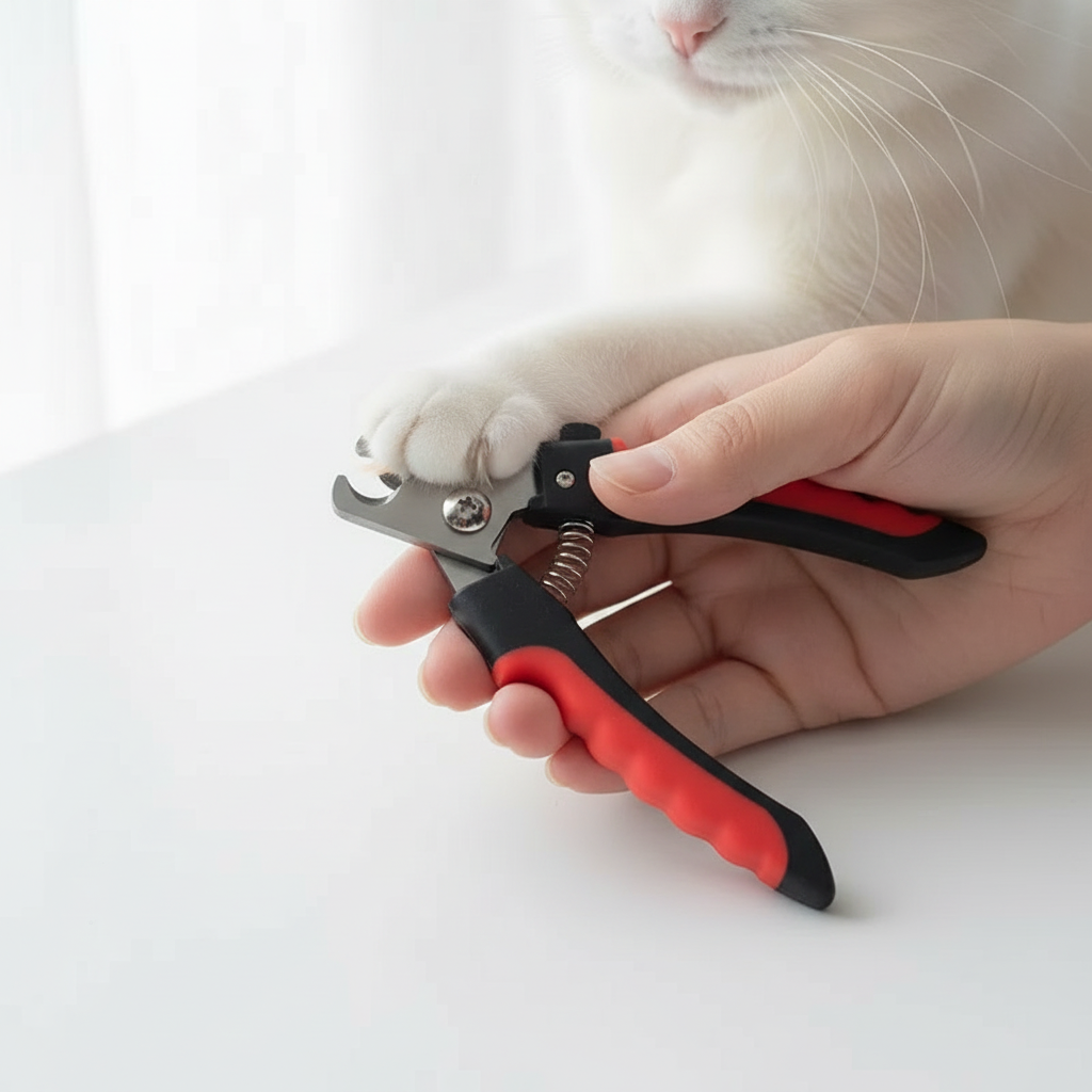 Professional Pet Nail Clippers – stainless steel grooming scissors for cats and dogs
